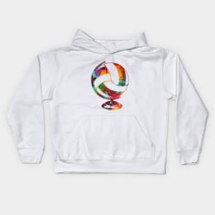 Volleyball Globe Kids Hoodie